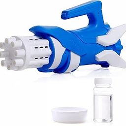 Chanak Gatling Bubble Gun for Kids, 8- Hole Bubble Gun Toy for Kids Above 3 Years, Bubble Machine for Indoor & Outdoor Play, 100% Safe & Skin Friendly (Bubble Solution Included), BIS Approved-picture-26