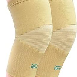Tynor Knee Cap Air, for Men & Women | Support Pain Relief During Sports, Gym, Running | 2 Units (Black & Orange)-13