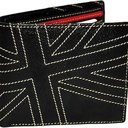 Union Jack Inspired Real Leather Men's Wallet | Travel Friendly | Durable Multiple Credit/Debit Card Slots_(652_YLW)-picture-48