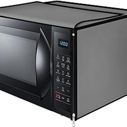 Vintage Pro Microwave Oven Cover Suitable for All Major Brands of Size 41X51X36CMS (Grey)-image-0