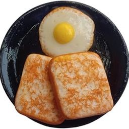 MYIL Decors - 3D Fridge Magnet Miniature Bread Toast and Fried Egg Set 100% Handmade in India Best Souvenir Gift Decor for Kitchen/Refrigerator-image-23