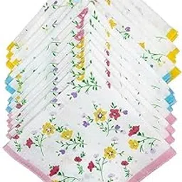 aenon fashion is my passion Women's Cotton Floral Pattern Handkerchief Multicolor-picture-38