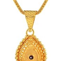 PEAR Pan Shape Handmade Art Work One Gram Gold Plated Multi-Color Meena Work Jewelry for Men,Women & Girls(ACPC0191A)-4