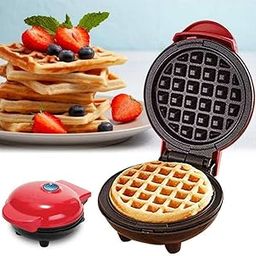 Mini Waffle Maker Machine 3 In 1 Waffle Iron Home Appliances Kitchen Easy To Clean, 4 Inch, Perfect For Breakfast,Dessert, Sandwich, Pan Cakes, Other Snacks - 350 Watts-10