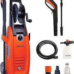 IBELL WIND79 High Pressure Washer, 1800W Induction Motor, 140 Bar Car Washer High Pressure Gun, 6.0 L/Min Flow, 5M Hose, Portable Pressure Washer for Car, Bike, Home & Outdoor Cleaning-picture-15