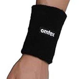 Omtex Sweat Band Soft, Stretchable and Super Absorbent Material Ideal for All Sports - 5 inches - Black-image-89