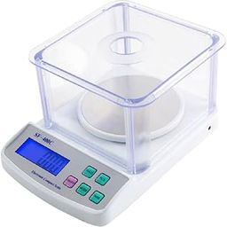 Sf-400C 500g x 0.01g Digital Jewellery Scale, Gold & Silver, Tare function, Overload indicator, on & off button, white weighing machine.-60