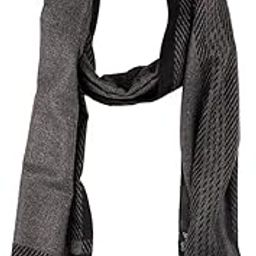 Solid Black Wool Scarf for Men – Soft & Warm Winter Wrap, Elegant Formal & Casual Wear-picture-11