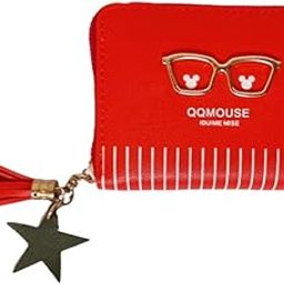 Girl's Fashion PU Leather Mini Wallet Clutch Card Holder (Red)-image-86