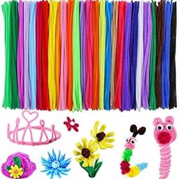 Caydo 324 Pieces Pipe Cleaners 27 Colors Chenille Stems for DIY Art Creative Crafts Decorations (6 mm x 12 Inch)-image-97