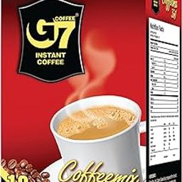 G7 Trung Nguyen 3 in 1 Instant Coffee Vietnamese Premium Gourmet Premix Soluble Non Dairy Creamer Ground Coffee Box with Sugar (10 Sachets x 16Gms)- 160Gms-12