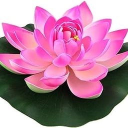 Wah!! Store Artificial Lotuss Flower with Leaf – 18cm Diameter Decorative Lotus for Home, Garden, and Aquarium – Multi-Colored Floating Lotus (Random Color, 1 PC)-image-10