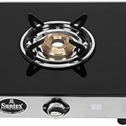 Glass Top 1 Brass Burner with Sturdy Pan Support, Responsive Knob, Gas Inlet Pipe, Anti-Skid Feet, Manual Ignition & LPG Gas Stove (ISI Certified, 24 Months Warranty) (SB SQ Power Black)-image-57