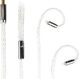 AUDIOCULAR C04 16 Core Silver Plated Upgrade Cable for In ear monitor IEM Cable, 2Pin 0.78mm Connector, Improved Sound Quality, 4.4mm Balanced Plug (16Core-0.78mm-4.4mm (1.2m))-29