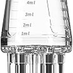 HIVIXA Hair Booster, Smooth Root Comb Applicator Bottle For Scalp Oil, Anti Hair Loss Lotion Dispenser, Anti-Leak, 6Ml Scale Control, Salon Care, Oily/Greasy Hair, Transparent-29