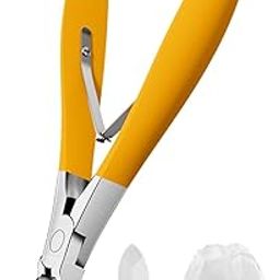 CALANDIS™ Toe Nail Clippers for Seniors Thick Toenails Slanted Tip Nail Clippers orange | Manicure/Pedicure Tools & Kits-image-31