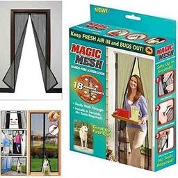 Heli Hub Magnetic Mosquito Net for Door with Full Frame Hook & Loop for Main Doors, Bedroom, Kitchen & Balcony Doors (Pack of 1)-image-10