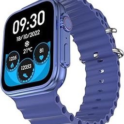 Fire-Boltt Gladiator Pro 1.78" AMOLED Always On Display, 500 NITS Brightness, 123 Sports Modes, Bluetooth Calling, 360° Health Monitoring, Voice Assistant (Blue)-image-1