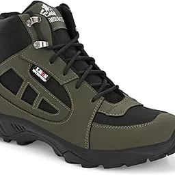 leo's fitness shoes Leo Fitness Waterproof Outdoor Trekking Boots | Black Hiking Boots with Cushioned Footbed, Anti-Slip Rubber Sole-picture-41