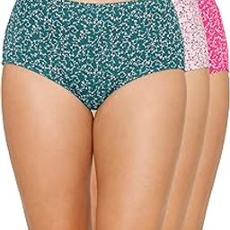 Inner Elastic Cotton Full Brief Panty Pack- Pack of 3-image-16