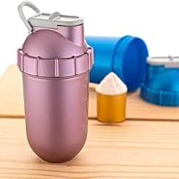 Alakhdhan Tumbler Cooler Shaker Protein Shaker Bottle and Smoothie Cup Bladeless Blender Cup Purees Raw Fruit with No Blending Ball Powder Mixer for Pre Workout Gym (Pack of 1)-image-60