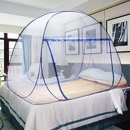 Foldable Mosquito Net for Double Bed – Portable Insect Protection Canopy with Fine Mesh, Zipper Entry, Easy Setup – Ideal for Home, Travel, Camping – Fits King, Queen, Single Size Beds-image-96