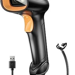 HIROBOT USB Wired 2D/1D Barcode Scanner with Stand, Handheld Barcode Reader Compatible with QR Code & Barcode, Button Scan/Induction and Continuous Automatic Scan, with BIS & 1 Year Warranty-image-82
