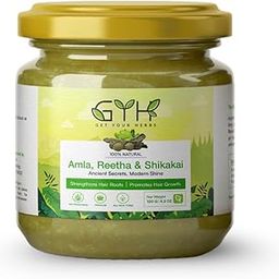 Get Your Herbs Natural Amla, Reetha & Shikakai Hair Care Powder, 120g-image-69
