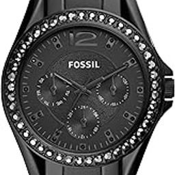 Riley Analog Black Dial Women's Watch-ES4519 Stainless Steel, Black Strap-image-52