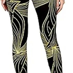 Printed Gym wear Leggings Ankle Length Workout Tights | Stretchable Sports Leggings | High Waist Sports Fitness Yoga Track Pants for Girls & Women-image-12