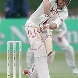 5x7 Inches Original Autographed Photo of New Zealand Cricketer Stephen Fleming-image-93