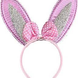 Bunny Ears Head Bands Pack of 1Hair Accessory for Girls - Pink-image-40