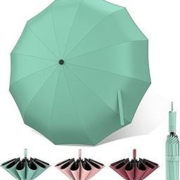 Umbrella for Men, 23 Inch UV Coated Umbrella for Rain with Auto Open and Close, 3 Folding Travel Umbrella Winndproof for Man, Women, Girls, Boys-29