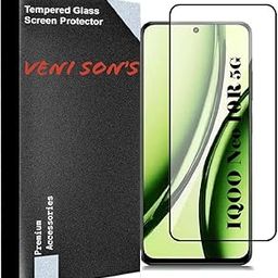 VENI SON'S Scratch & Tear Resistant, Crystal Clear Edge to Edge Tempered Glass Screen Protector Guard Suitable For IQOO Neo 10R 5G-12