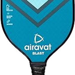 Airavat Blast Pickleball Paddle Racket Pack of 1 Piece for Men & Women, Wooden, Lightweight, Comfort Cushion Grip, Max Spin & Control Pickle Ball Racket (Blue)-8