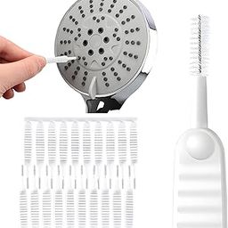 Shower Cleaning Brush, Set of 20 Shower Nozzle Small Hole Cleaner Nylon Brush Head Cleaning Nozzle Cleaning Multifunctional Small Cleaning Brush-20