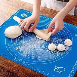 Silicone Roti Mat – Extra Thick Non-Stick Rolling Mat for Dough, Chapati, Fondant, Pastry, Pie Crust – Heat-Resistant Multipurpose Baking & Oven Liner (50L x 40W)-image-23
