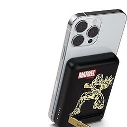 Belkin X Marvel | 5000 mAH Magsafe Wireless Power Bank | 10W w/Wired & 7.5W Wireless Fast Charging | Compatible w/iPhone 12 and Above, Android Devices & Airpods | 2 Years Warranty & Upto 2L CEW-24