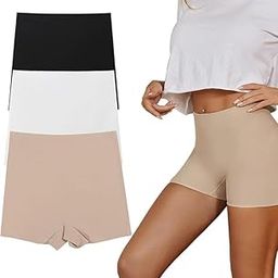 Boyshorts Panties for Women Seamless Soft Boy Shorts Underwear Short Boxer Briefs Anti Chafing Multiple Pack-image-98