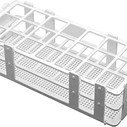 AANIJ® Test Tube Stand Wire Pattern 30 mm x 21 Tubes Polypropylene plastic molded For Laboratory Pack of 1-24