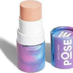 MyGlamm POSE HD Foundation Stick-Porcelain (Beige)-5.5 g| Skin-blurring Foundation Stick | Long wearing & Light-weight HD Foundation-36