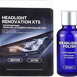 n n Car Headlight Repair Agent Wipe New Headlight Restore Taillight Repair Kit-Set (Complete Items)-image-74