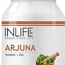 INLIFE Arjuna Capsules 500mg | Herbal Extract | Better Absorption & Reduced Additives than Tablets | Ayurvedic Supplement - 60 Vegetarian Capsules-6