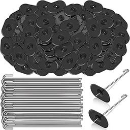 Solar Panel Guard Clips Solar Panel Guard Roll Kit Critter Guard Fastener Clips Aluminum Fastener Clips for Rooftop Solar Panel Bird Wire Pigeon Fence (120)-image-59