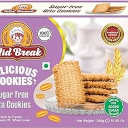 Mid Break - Sugar Free Atta Milk Biscuits | Sugar Free Atta Cookies | Atta Biscuits | Premium Handmade Cookies | 300 Gm | Pack Of 1-image-79