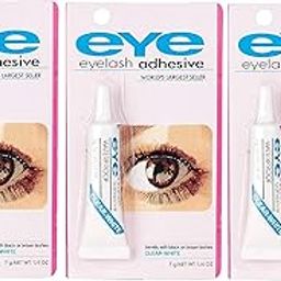 ClubBeauty Clear Tone Waterproof False Eyelashes Makeup Adhesive Eye Lash Glue set of 3-16