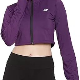 clovia Women's Polyester Crop Tailored Jacket-picture-0