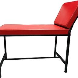 SOMRAJ Stylish Beauty Parlour/Salon/Barber/Cutting/Makeup/Makeover Massage Bed Facial Bed With Push Back System Leather Cushoin Seat Back Heavy Duty (Red) (Red), (45 X 23 X 30Inch)-image-24