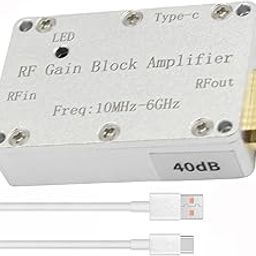 THE STYLE SUTRA 10M-6GHz RF Amplifier Aluminum Alloy Professional Low Noise Amplifier Module 40dB-13