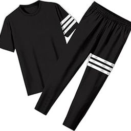 Men Polyester Tracksuit (TH13_13_TRACKSUIT_BLACK_L_PT)-picture-21